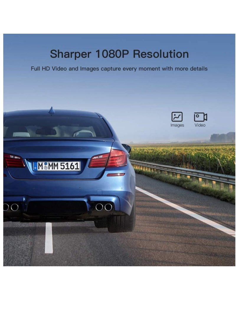 Apeman C420 1080P Full HD Dash Cam- clear Night Vision Motion Detection - Image 5