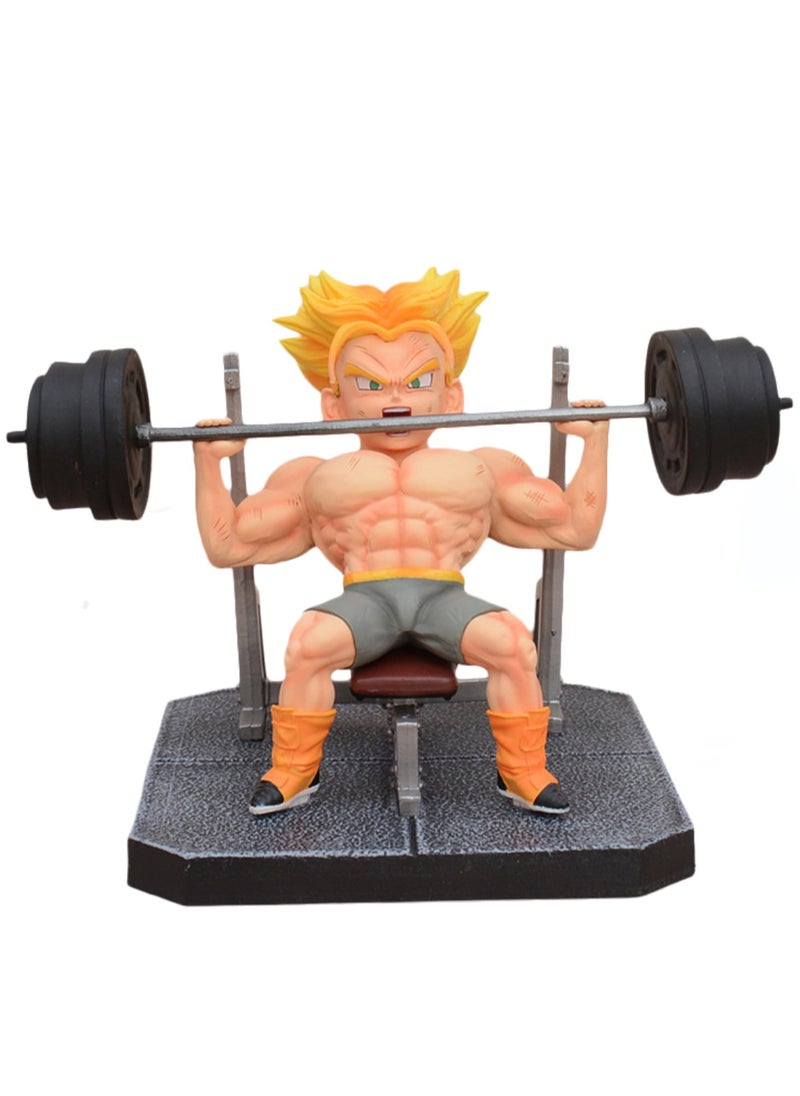 Generic - Fitness Muscle Gohan Lifting Dumbbell Model Body Decoration - Image 1