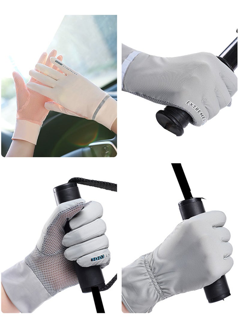 Wome Gloves UV Protection Gloves Full Finger Touchscreen Driving Gloves Summer Outdoor Gloves - Image 2