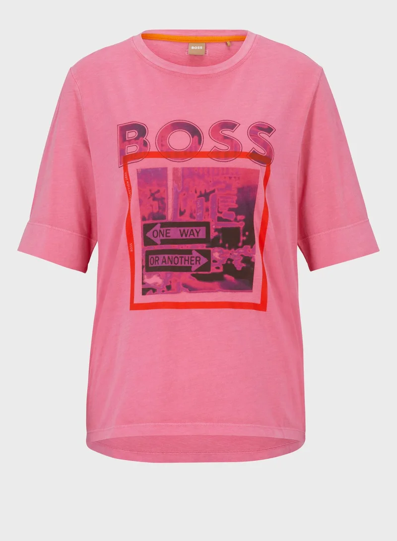 BOSS Crew Neck Logo T-Shirt