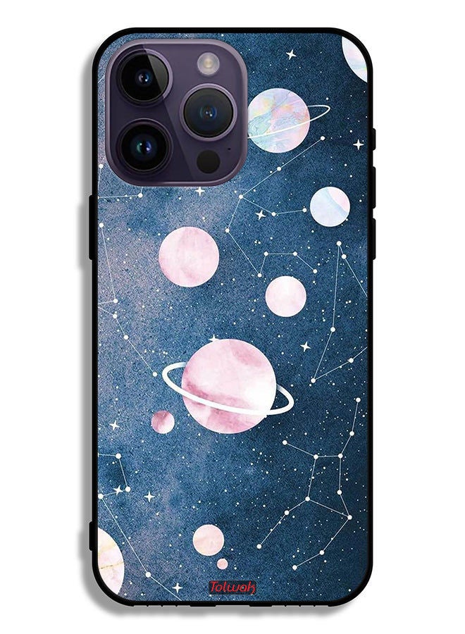 Tolwak Apple iPhone 14 Pro Max Protective Case Space Art - Image 2