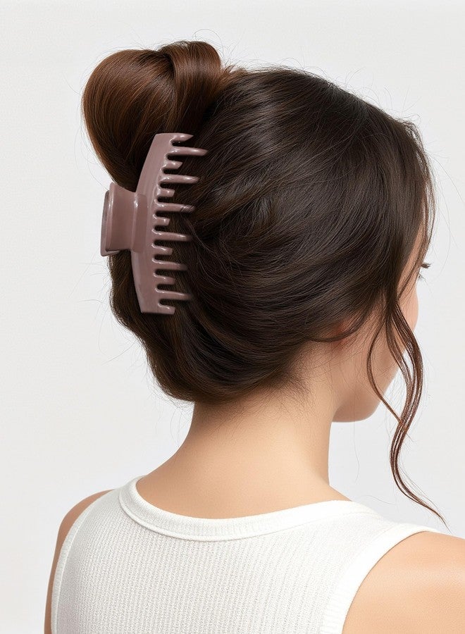 CHLINS 4 Pack Silicone Flexible Hair Claw Clips - Nonslip Large Bendable Soft Claw Clip for Women, Silicone Hair Clips Hair Accessories - Image 5