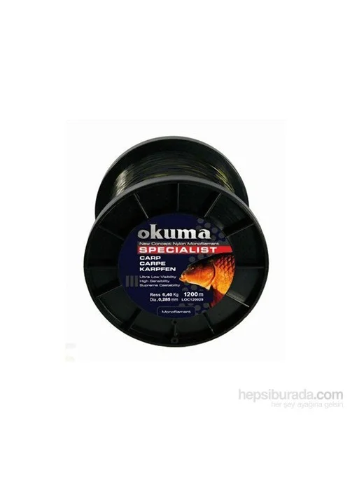 Okuma Carp Coil Series 1200M Green Line