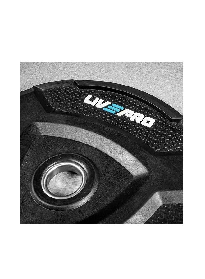 LivePro weight plate 20kg shock absorbing rubber  - Image 2