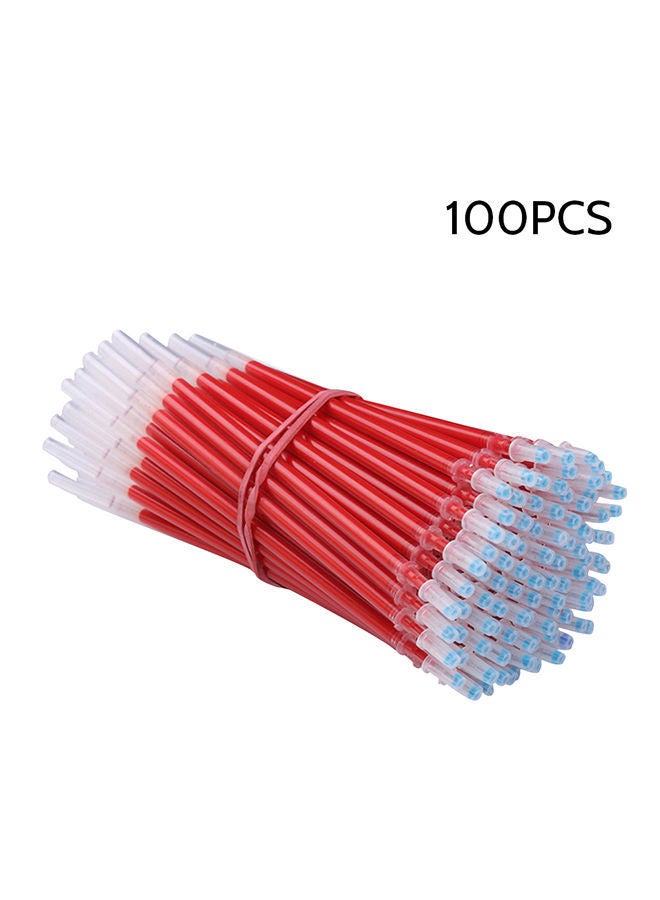 NIBEMINENT 100-Piece Gel Pen Refill Red - Image 1