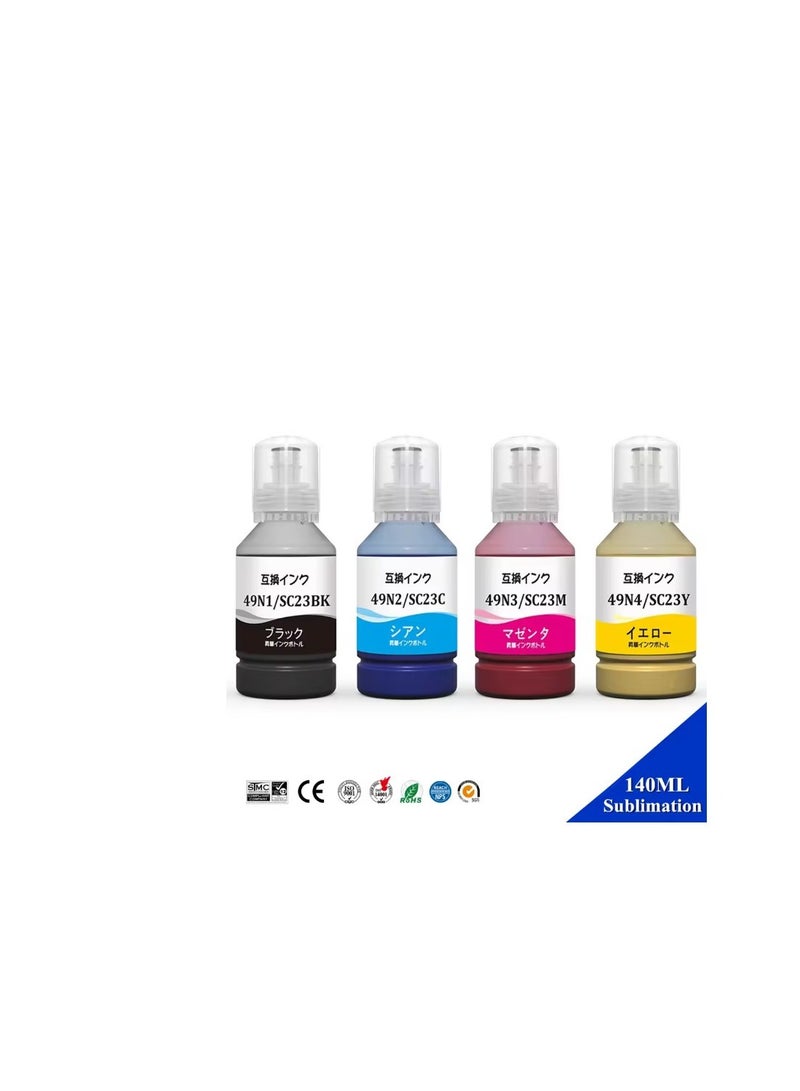 Terabyte T49N1, T49N2, T49N3, T49N4 ( Ink For EPSON PRINTER SC-F100 SC-F160 SC-F500 ) , SC2 A bottle of sublimation ink for Epson printers. It is a refill kit for the PRINTER - Image 1