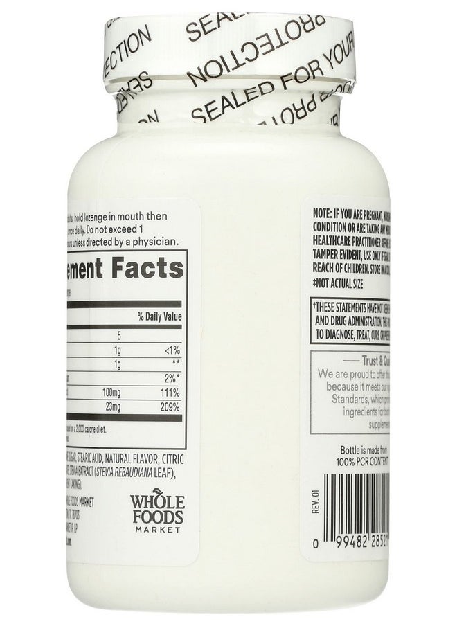 365 by Whole Foods Market Lozenges Zinc Vitamin C 90 Count  - Image 3