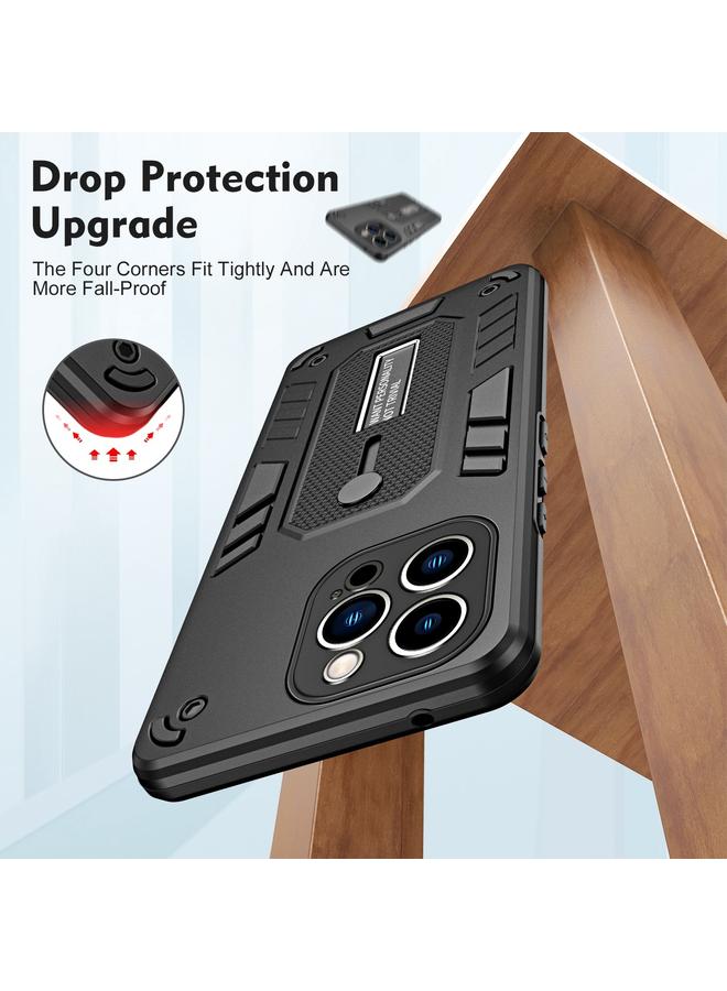 زبون حافظة هاتف لهاتف iPhone 12 Pro Max Variety Brave Armor مع حامل حلقة الإصبع - Image 3