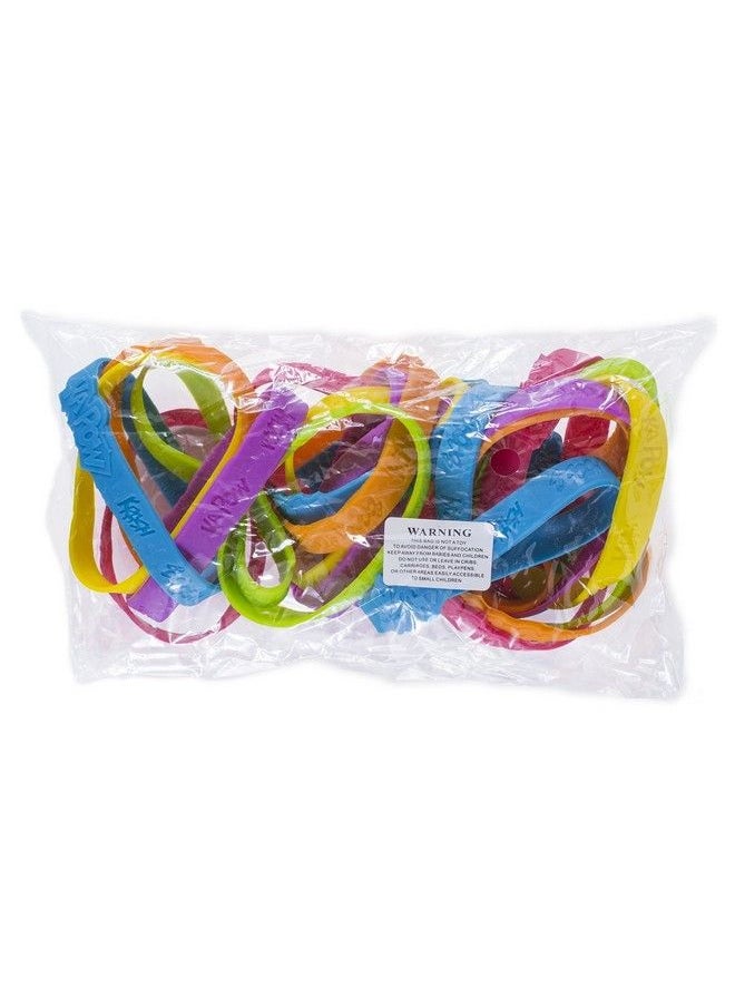 Super Z Outlet 24 Assorted Superhero Comic Quotes & Sayings Colorful Rubber Jelly Bracelets For Children Birthdays Party Favors Kid Goody Bags By Super Z Outlet  - Image 4