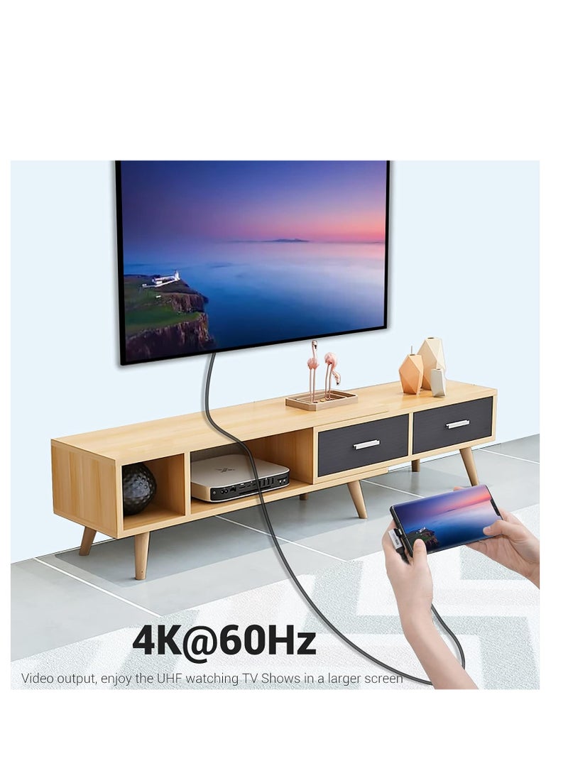 SYOSI - USB C to USB C Cable 100W USB 3.1 Fast Charg-ing Cord 90 Degree 20V/5A Type C PD Cable for iPhone 15/15 Plus/15 Pro/15 Pro Max/MacBook Pro 2022/iPad Pro 2022 2Pack 6.6ft Right Angle - Image 1