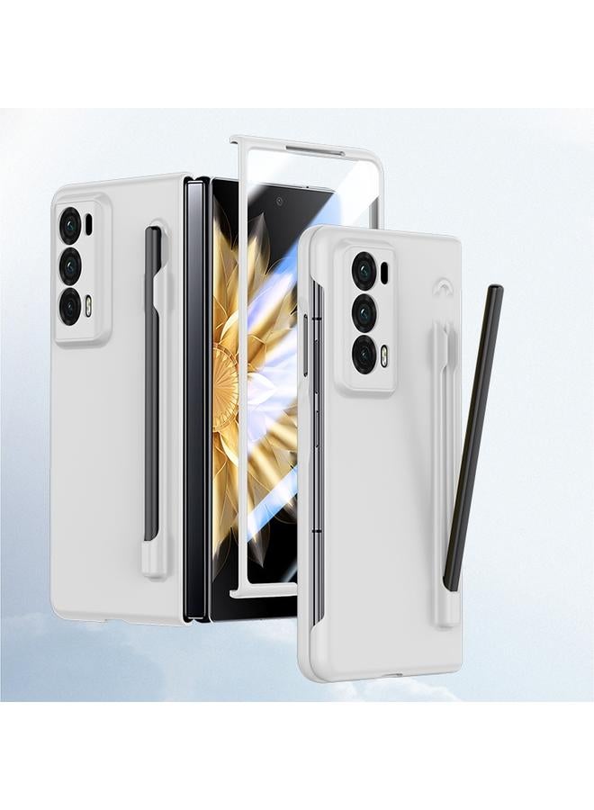 اس-توب جراب لهاتف Honor Magic V2 مزود بملمس جلدي مدمج مع قلم/صندوق أقلام - Image 1