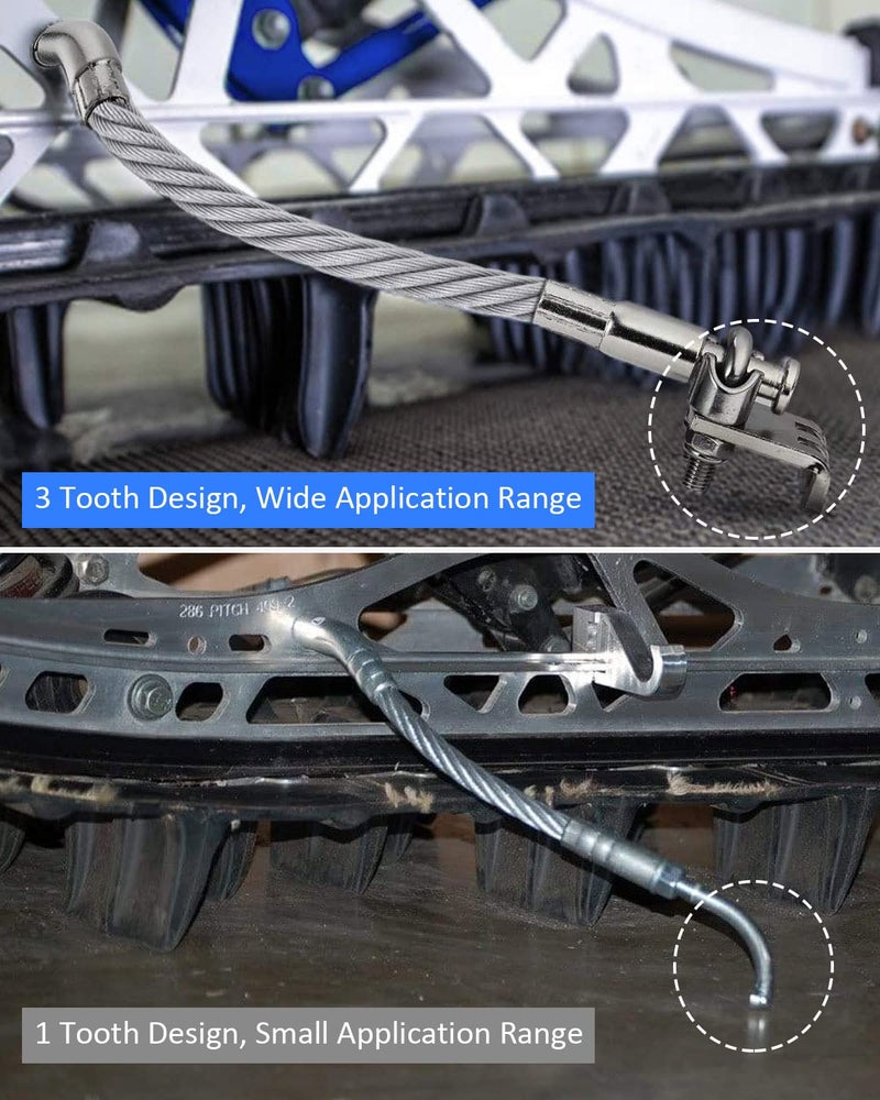 Nahntaipy 𝐍𝐄𝐖 Snowmobile Ice Scratcher Kit Fit for Polaris/Arctic Cat/Ski-doo, Left and Right 2 Pack - Image 3