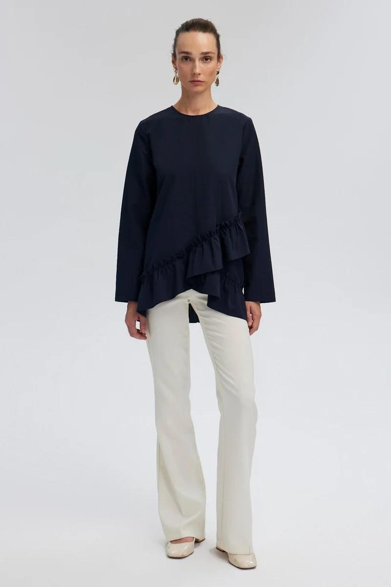 Touche Ruffle Detail Tunic