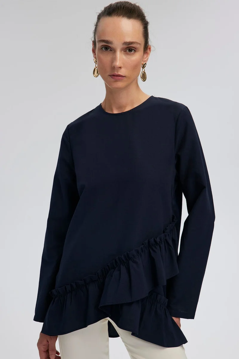 Touche Ruffle Detail Tunic