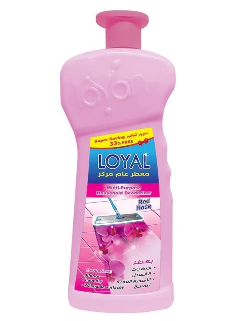 LOYAL Concentrated Household Deodorizer | Red Rose 700 Ml - Image 1