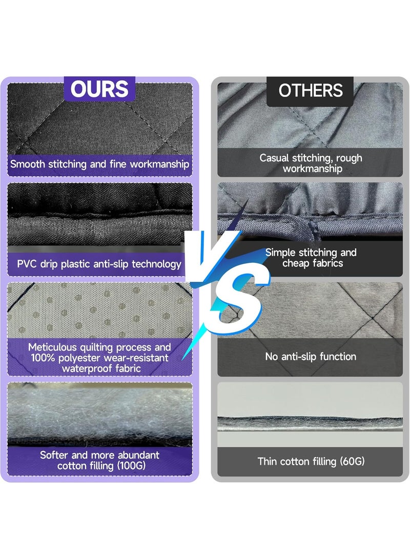 NANAO كرسي ذراع كادي، منظم مسند أريكة مقاوم للماء، منظم مقعد غير قابل للانزلاق، حامل جهاز التحكم عن بعد للمقعد المائل، كادي للمقعد المائل مع 14 جيب لتخزين جهاز التحكم عن بعد، الهاتف، المجلة (أسود) - Image 2