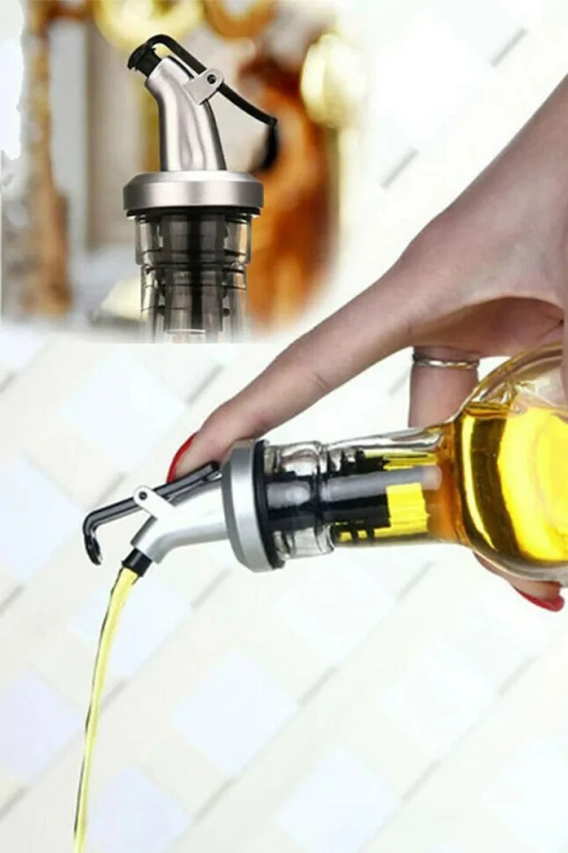 Mobee Capped Bottle Tip Serving Apparatus Dropper Oil Can Stopper Cork