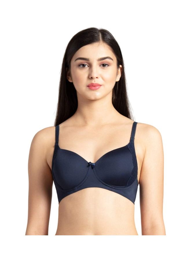 JOCKEY - Jockey 1816 Women Wire free Padded Soft Touch Microfiber Nylon Elastane Stretch Full Coverage Lace Styling Multiway T Shirt Bra - Image 1