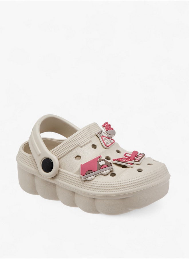 Aqua Boys Space Accent Clogs with Backstrap  - Image 2