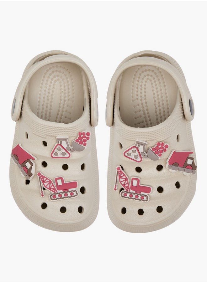 Aqua Boys Space Accent Clogs with Backstrap  - Image 1
