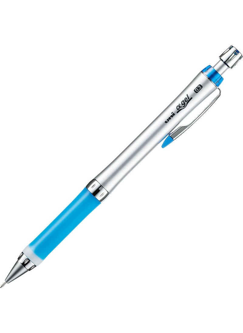Uni Mitsubishi Pencil Pilot Uni AlphaGel Slim Mechanical Pencil 03mm Royal Blue M3807GG1P40  - Image 1