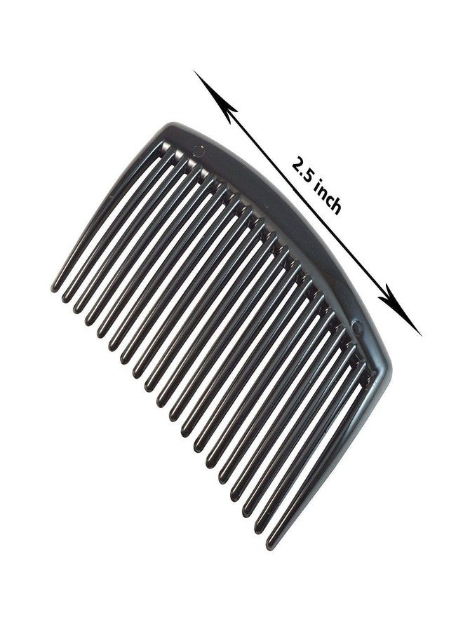 imioxo Black Hair Comb slide Clip Hairpin Side Combs Pin for Women and Girls - Pack of 1 - Image 2
