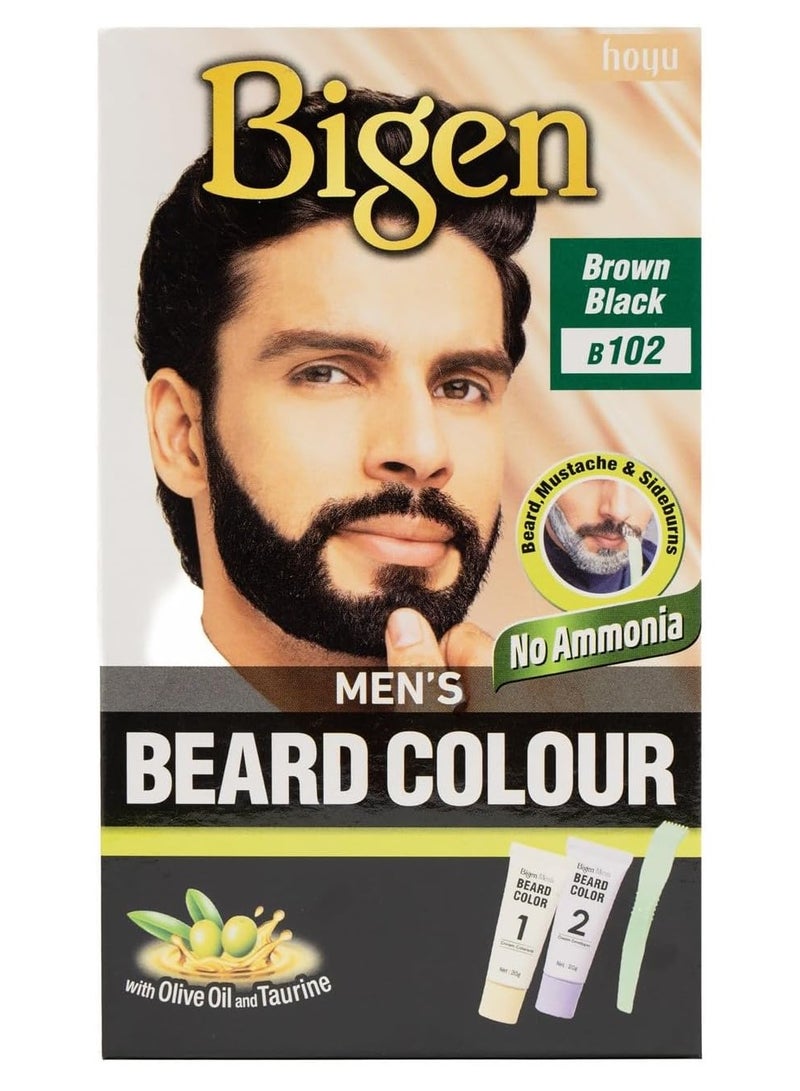 Bigen Men's beard Color Brown black B102