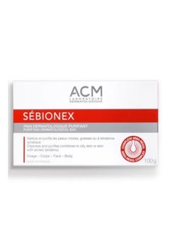 ACM Laboratoire dermatologique Acm Sebionex Pack Of 2 Purifying bar 100g  - Image 2