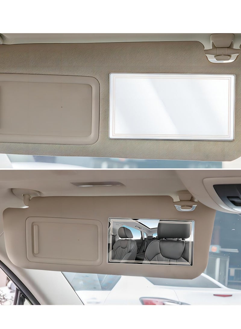 Generic 2-Piece Car Interior Mirrors Made of Polished Stainless Steel  - Image 5