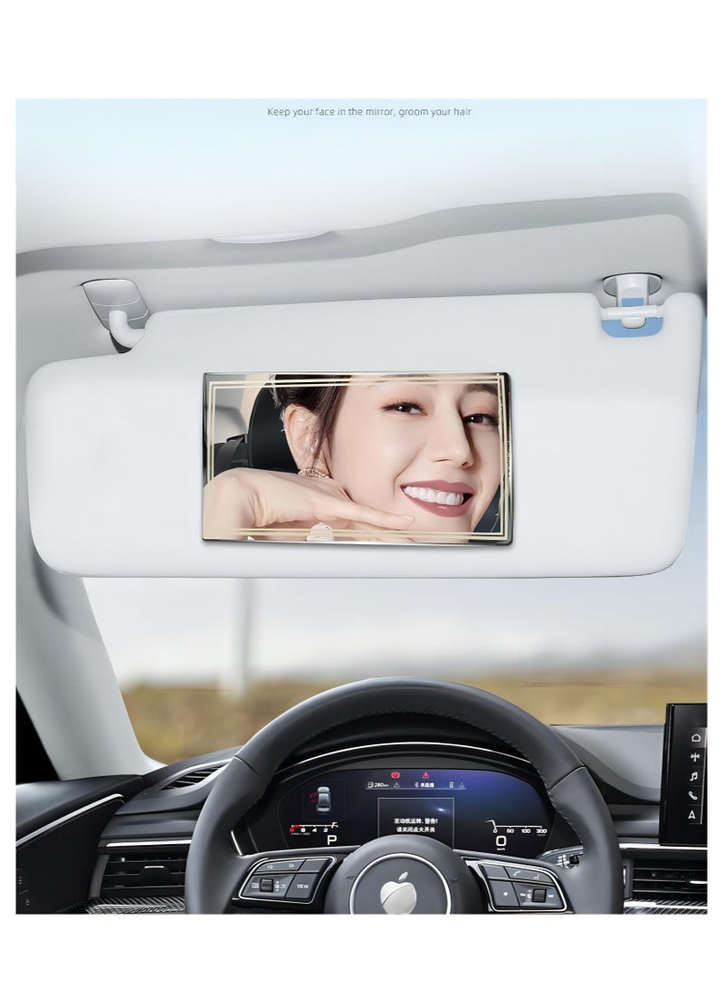 Generic 2-Piece Car Interior Mirrors Made of Polished Stainless Steel  - Image 2