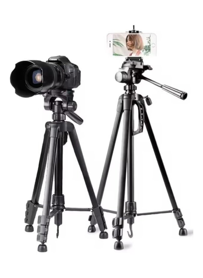BC 55-Inch Camera Tripod Stand for iPhone, Android & DSLR – Lightweight Aluminum Tripod with 360° Rotating Holder, Wireless Remote & Carry Bag – Perfect for Video Recording & Photography  - Image 1