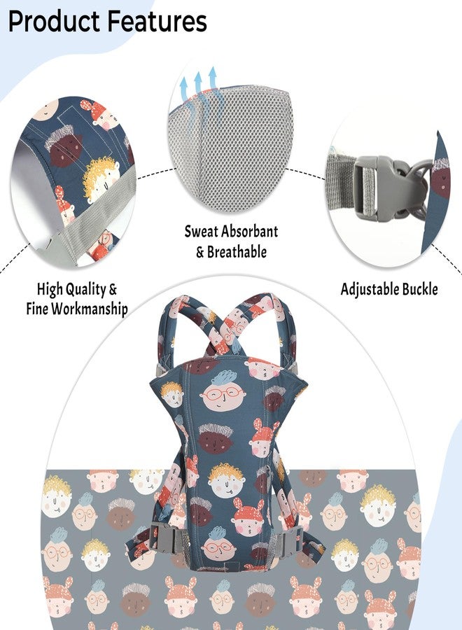 Bembika Baby Carrier Newborn to Toddler - Soft Infant Carrier with Multiple Positions, Adjustable Baby Holder with Detachable Design for All Seasons (Cartoon Character) - Image 4