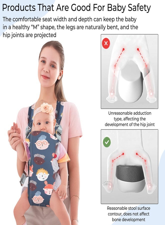 Bembika Baby Carrier Newborn to Toddler - Soft Infant Carrier with Multiple Positions, Adjustable Baby Holder with Detachable Design for All Seasons (Cartoon Character) - Image 5