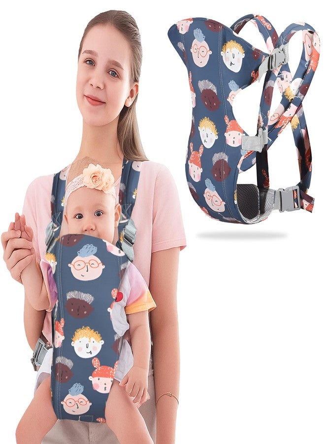 Bembika Baby Carrier Newborn to Toddler - Soft Infant Carrier with Multiple Positions, Adjustable Baby Holder with Detachable Design for All Seasons (Cartoon Character) - Image 1