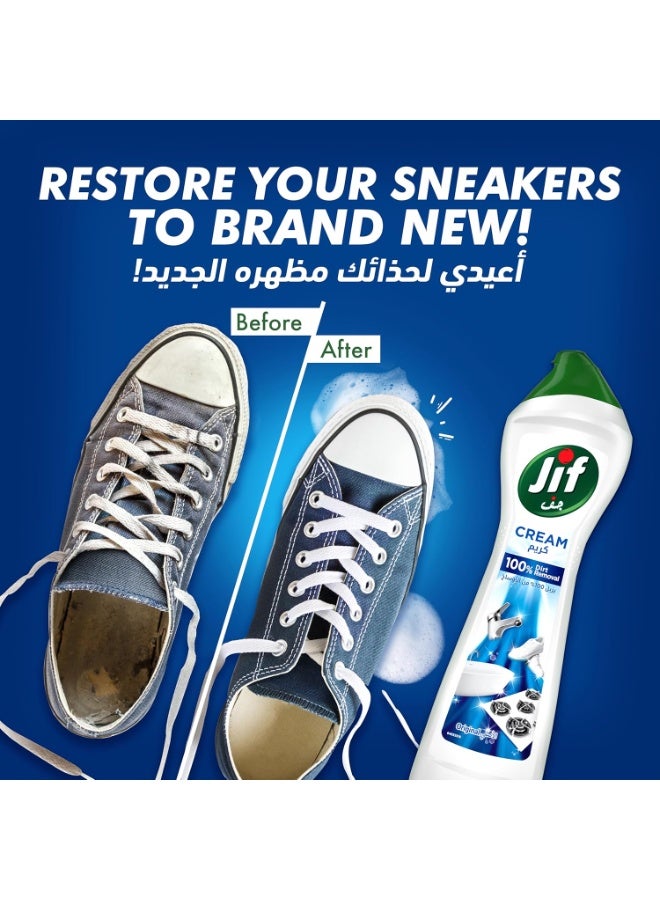 Jif Cream Original Multipurpose Cleaner 500ml 100% Dirt Grease and Stain Removal - Image 5