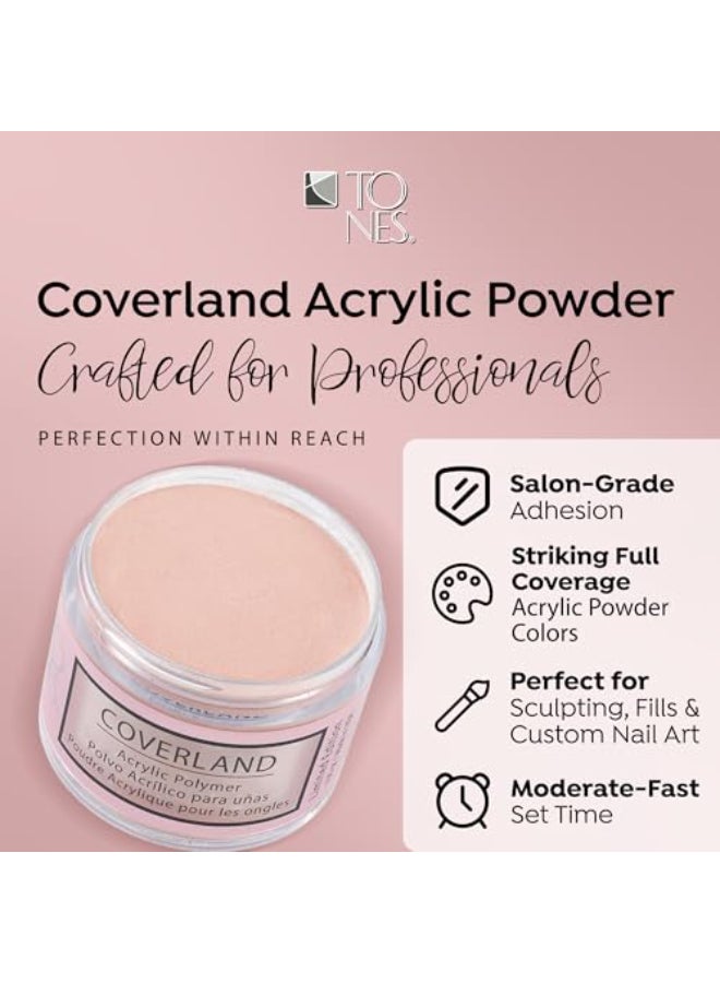 Tones Coverland Acrylic Powder 35oz Cafe au Lait Limited Edition - Image 4
