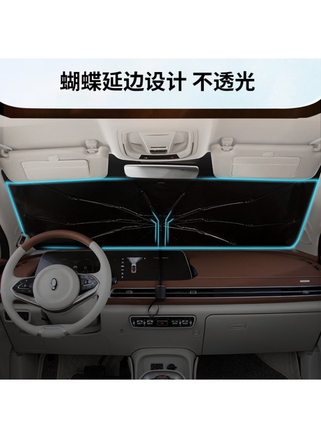Car Sunshade Creative Cartoon Car Sunshade Summer Front Windshield Sun Protection and Heat Insulation Board Car Supplies - Image 4