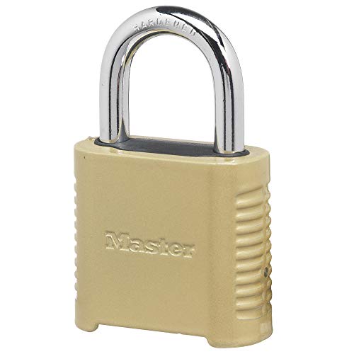 Master Lock 875D Heavy Duty Outdoor Combination Lock 2 Brass Finish