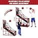HYES Basketball Arcade Game Indoor Outdoor Kids Basketball Hoop with 4 Balls Pump Single Shot Basketball Game at Home Carnival Games Sport Toys for Boys Girls Teens - Image 4