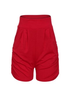 Women Summer Solid Loose Hot Pants Lady Summer Beach Shorts Trousers