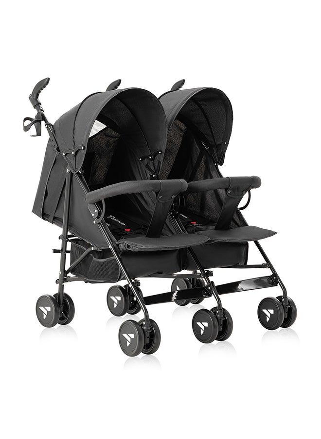 TEKNUM Lightweight Baby Twin Stroller Fellow, Easy To Maneuver - Black  - Image 5