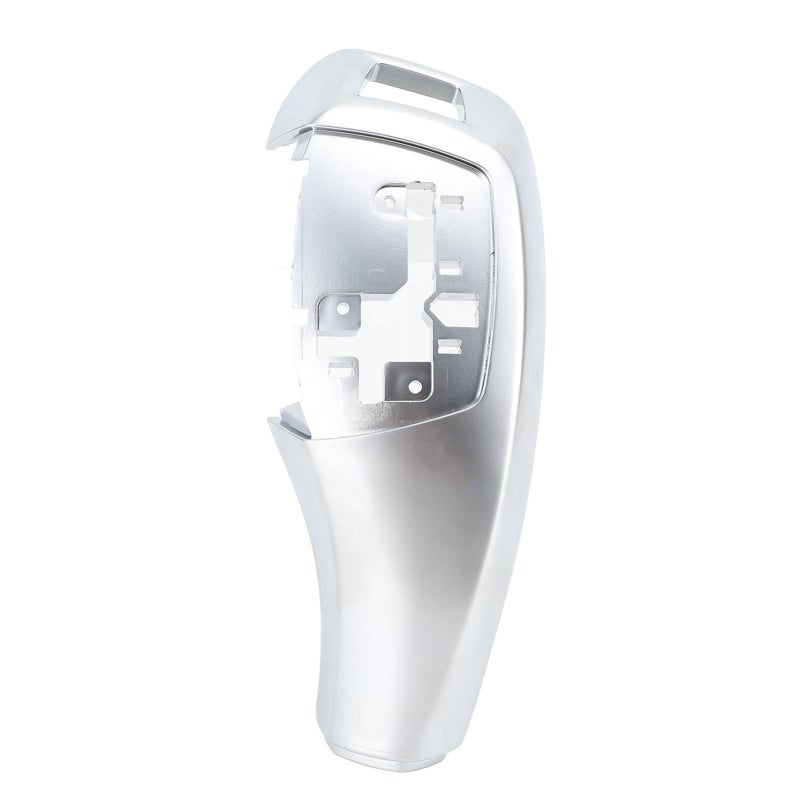 Steering Lever Cover Electroplated Silver Replacement For 5 Series E60 E61 2008-2010 - Decorative Shift Lever Trim Cover Plastic Waterproof Wear Resistant For Car Interior - Image 1