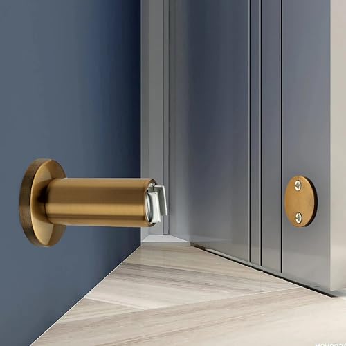 SARDAR DS-01 Magnet Door Stopper/Wall Mounted Magnet Door Stopper/Gate Stopper for Door for Home (1, Antique) - Image 1