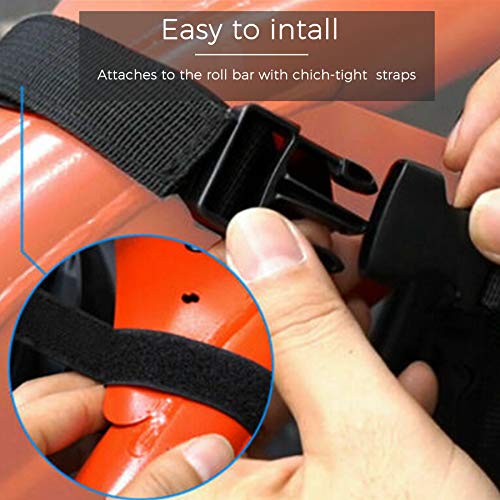 MASION RZR Soft Window Nets Mesh Front Rear Right and Left Window Shade Shield Cover Roll Cage Mesh Guard Sunshade Cover for UTV Polaris RZR 570 800 1000 900 RZR XP Turbo 2015-2019 2 Seat - Image 3