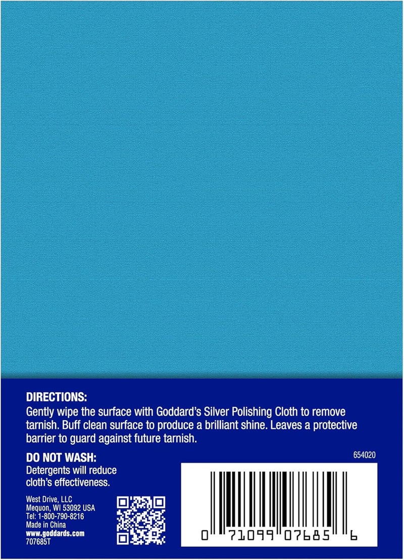 GODDARD'S SILVER CLEANING AND POLISHING CLOTH, 1 COUNT - Image 2