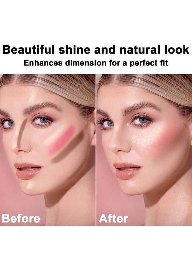 LemonSac 3Pcs Cream Contour Stick Makeup Kit, Shades With Highlighter Stick, Blush Stick And Bronzer Contour Stick For Sculpt The Cheeks, Long Lasting, Waterproof, Matte & Dewy Finish (Light) - Image 4