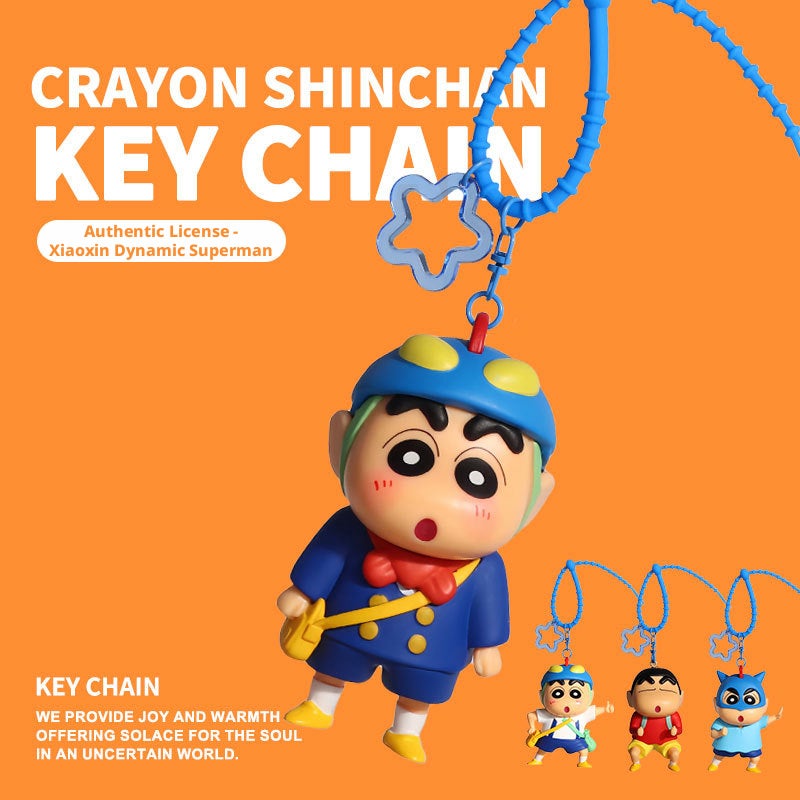 Crayon Shin-chan Dynamic Superhero Keychain - Image 1
