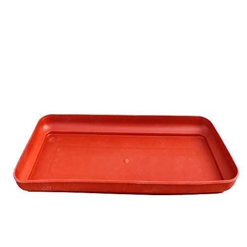 SAI PRASEEDA Polyethylene Planter with Bottom Tray and Spray Water Bottle, Brown, 12 inch, 6 Pc - Image 4