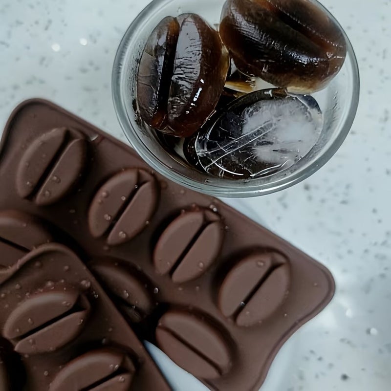 1 Piece Coffee Bean Cake Mold Baking Chocolate Mold Brown - Image 4