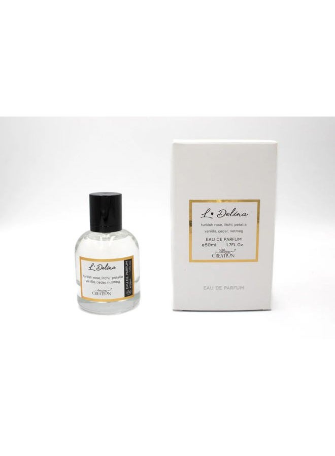 Amazing Creation L' Delina Edp Perfume For Women, 50 Ml - Image 4